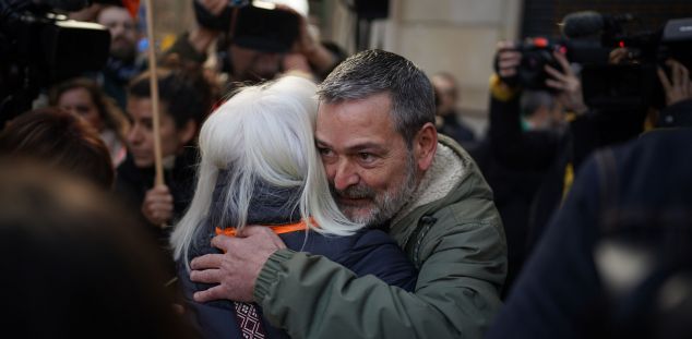 Josep Torrent, emocionado este viernes en Casa Orsola. Foto: ACN