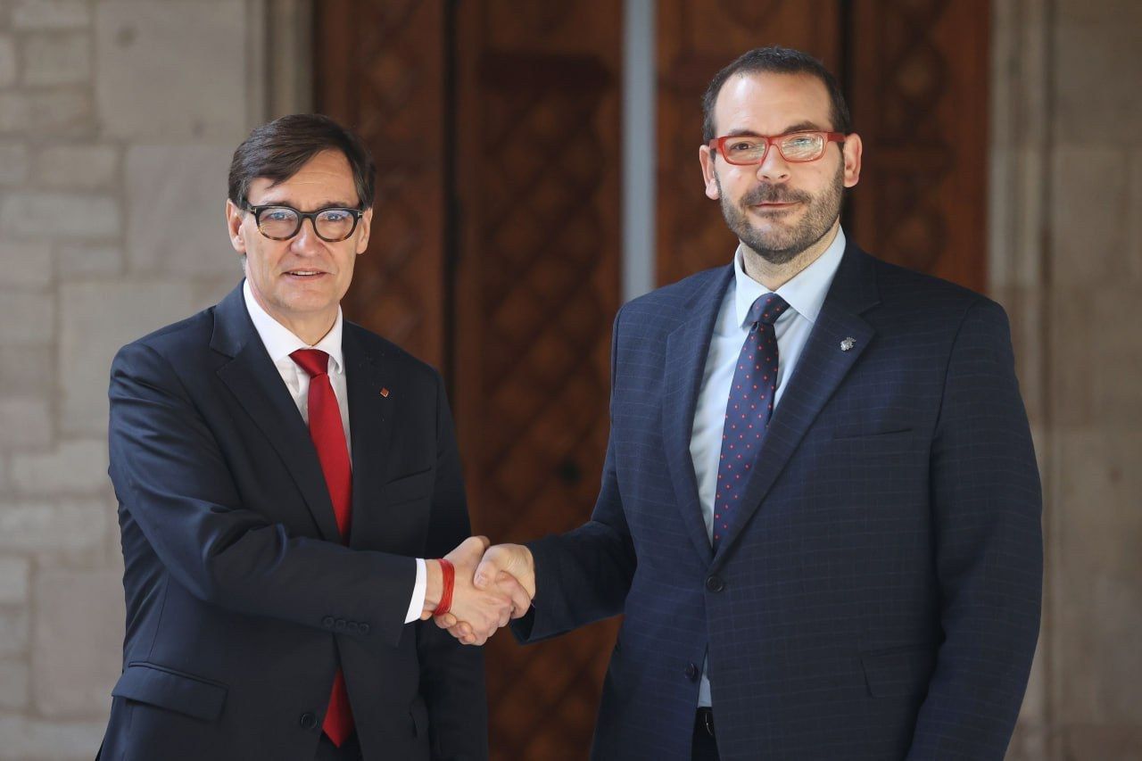 Bote i Illa, al Palau de la Generalitat