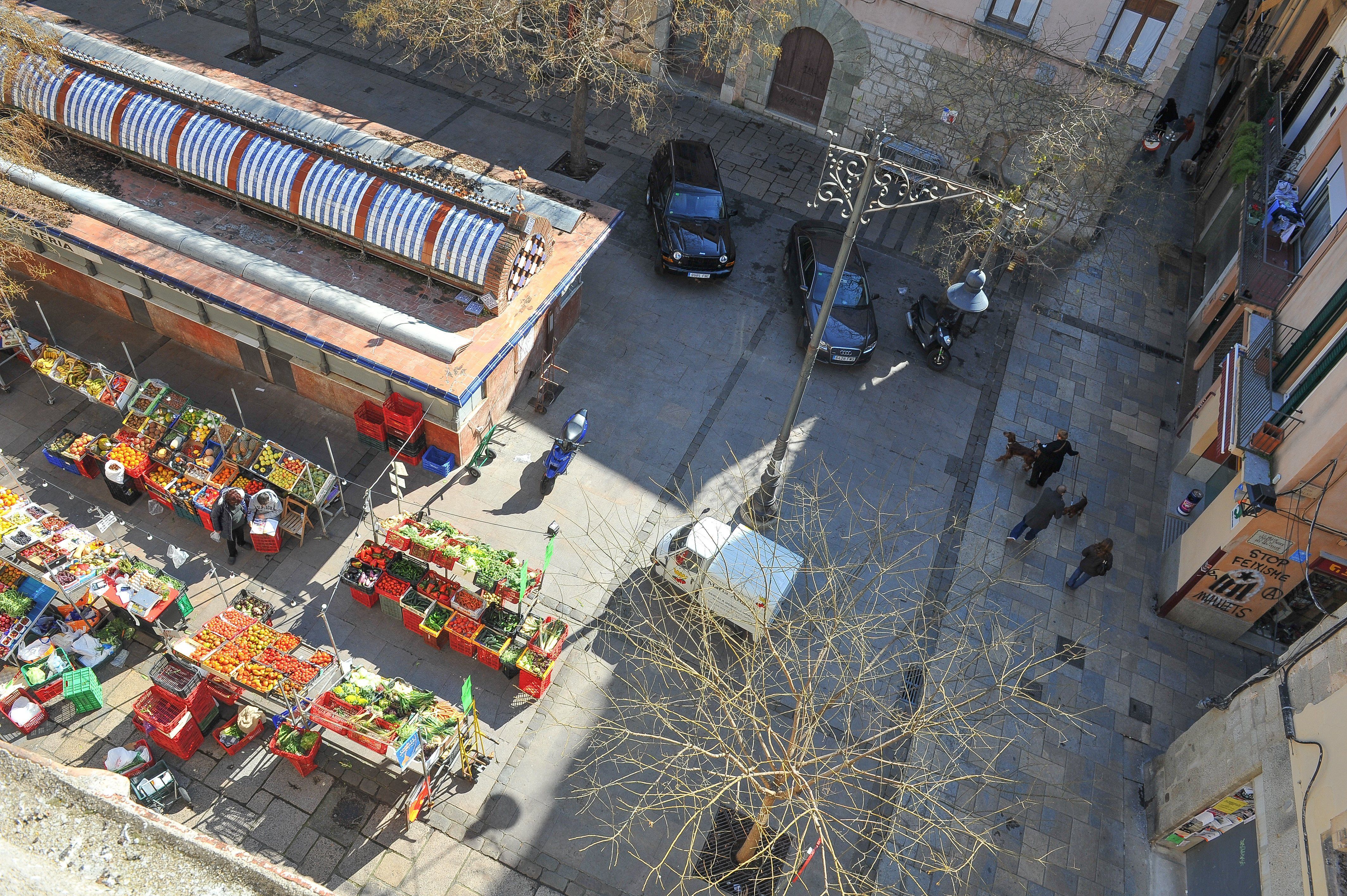 Vista aèria de la Plaça Gran. Foto. R. G. 