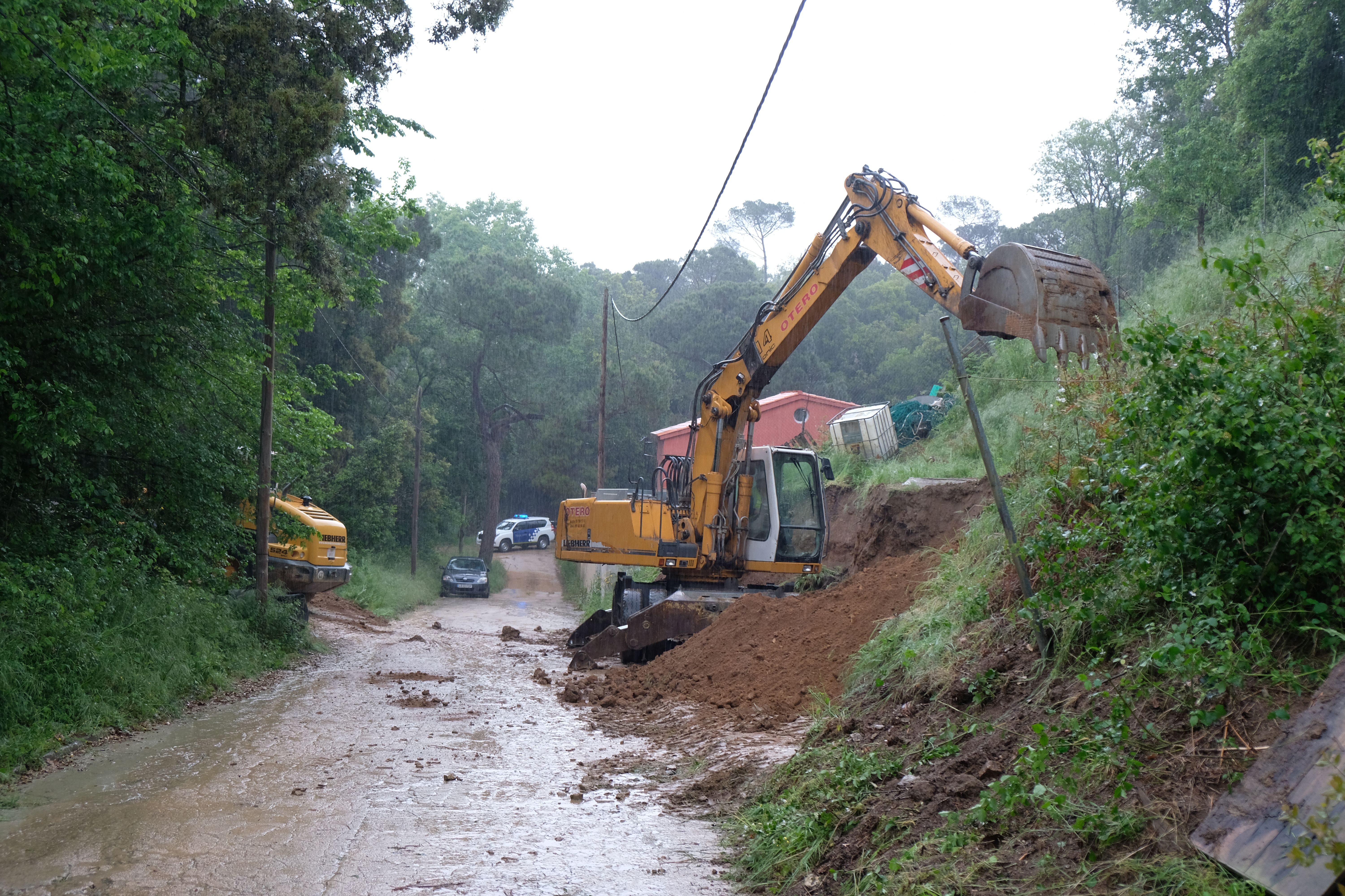 L'excavació del pou. Foto: R. G.