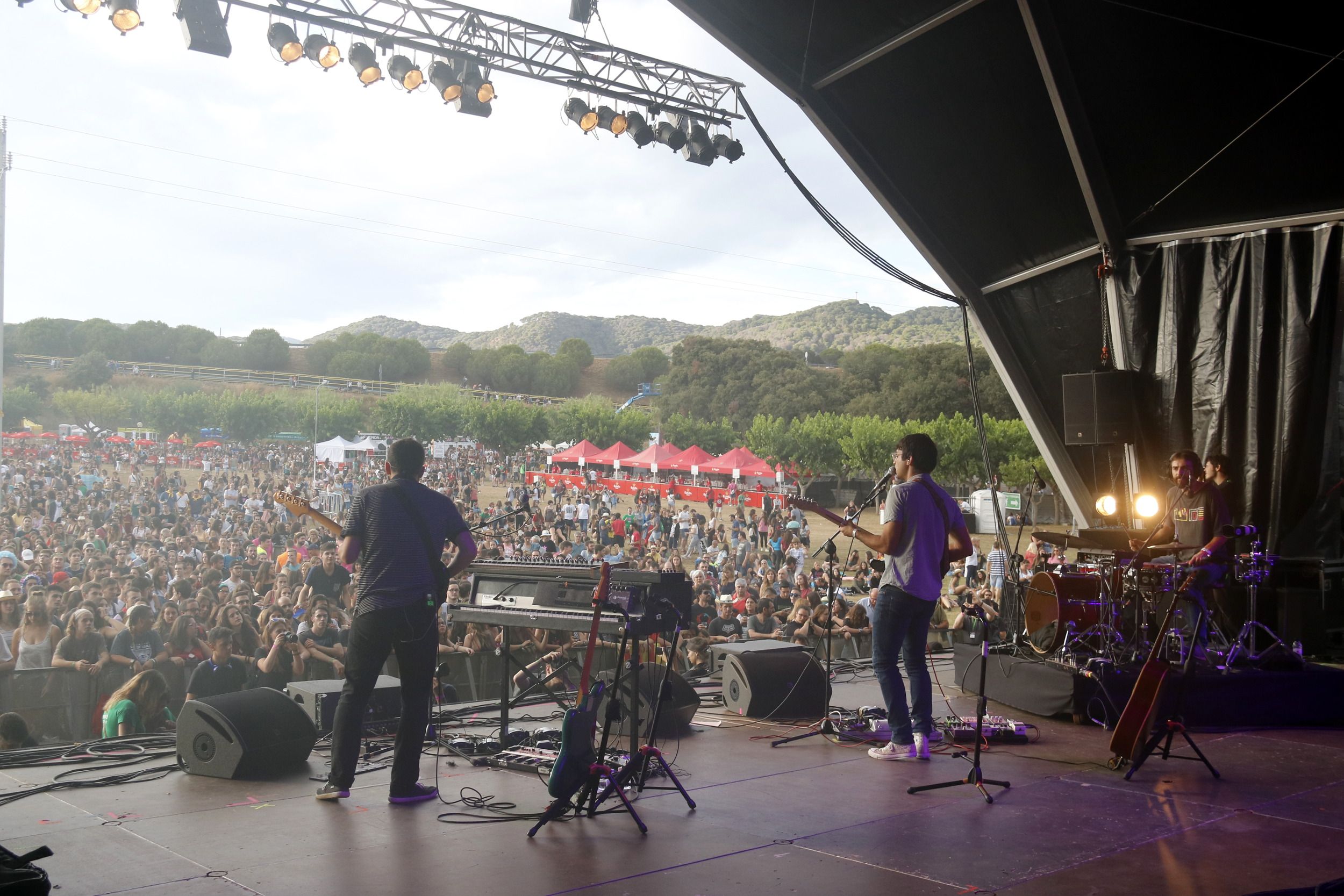 La Iaia, durant el seu concert al Canet Rock. Foto: ACN