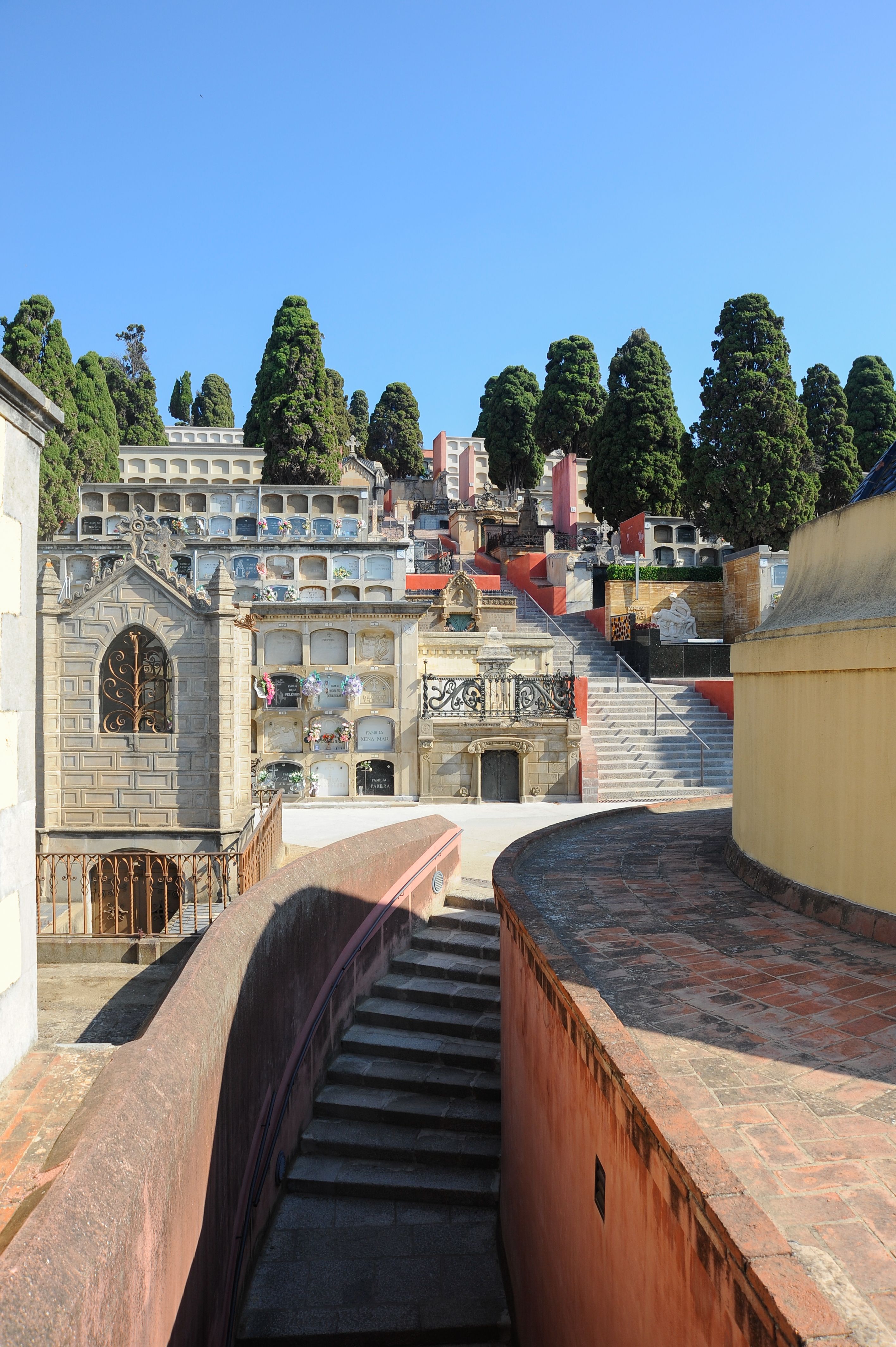 El cementerio de los Caputxins de Mataró. Foto: R. Gallofré