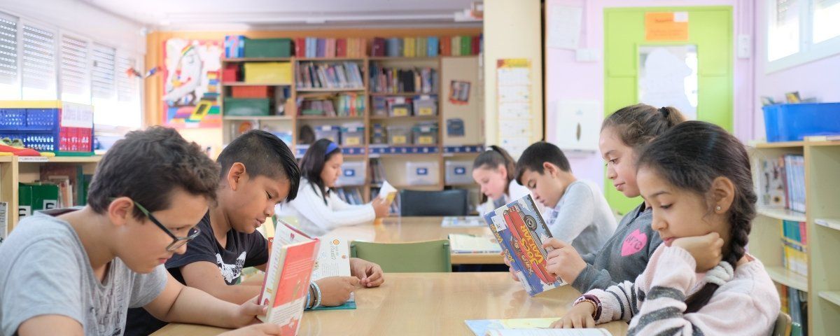 Alumnes d'una escola de Mataró, on s'haurà d'aplicar el 25% de castellà. Foto: Arxiu