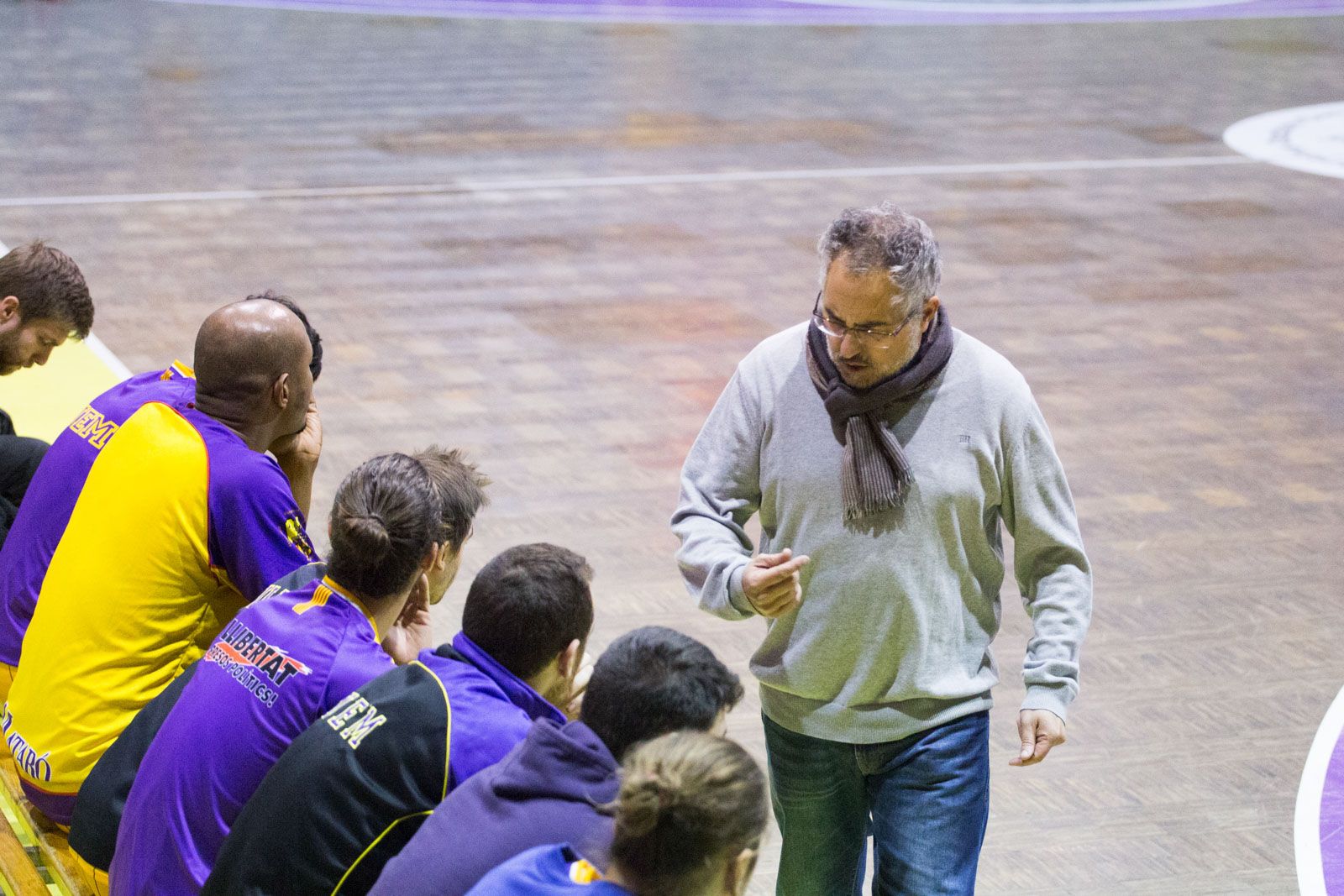 Charly Giralt ha sigut l'entrenador de la UE Mataró durant vuit temporades. Foto: Jennifer C.