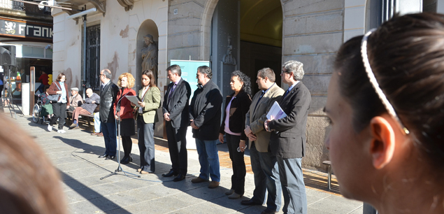 Lectura del manifest institucional, l'any passat