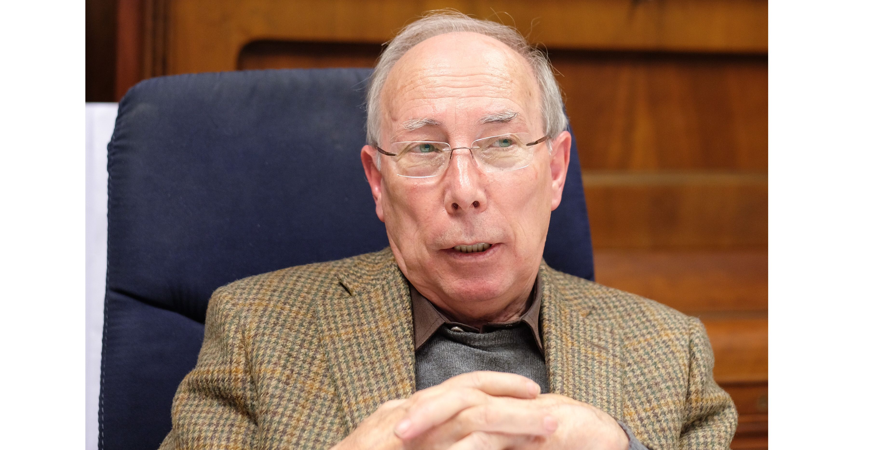 Pere Casanovas, durante la entrevista. Foto: R. Gallofré