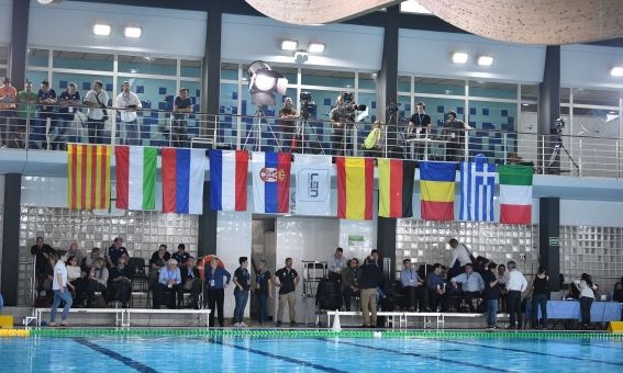 Semifinal COPA LEN Waterpolo femení CN Mataró La Sirena - Dunaujvaros FVE. Foto: R.Gallofré