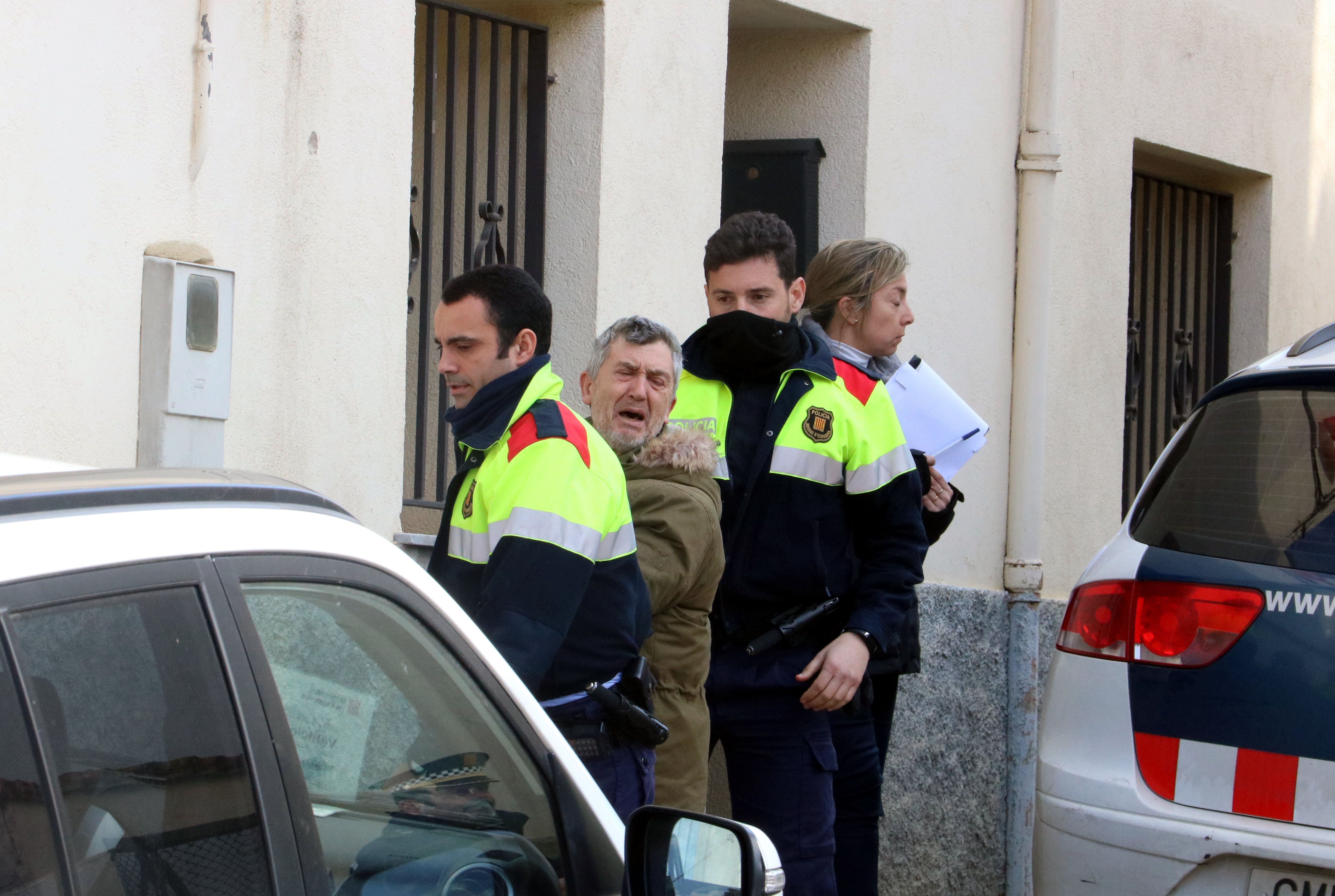 El detenido por el doble crimen de Susqueda. Foto: ACN