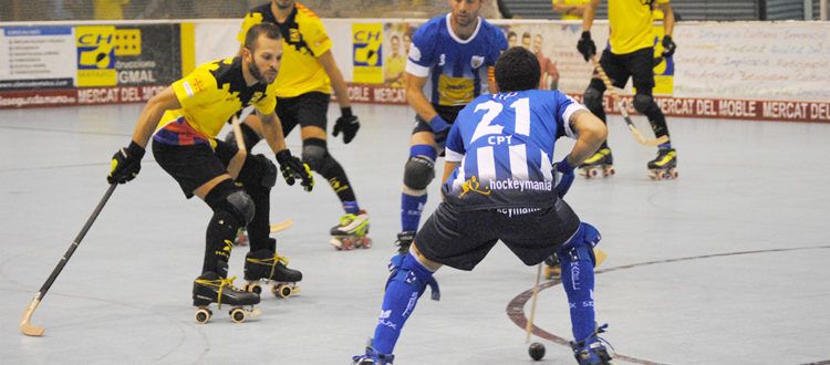 Un partit d'aquesta temporada. Foto: CHMataró