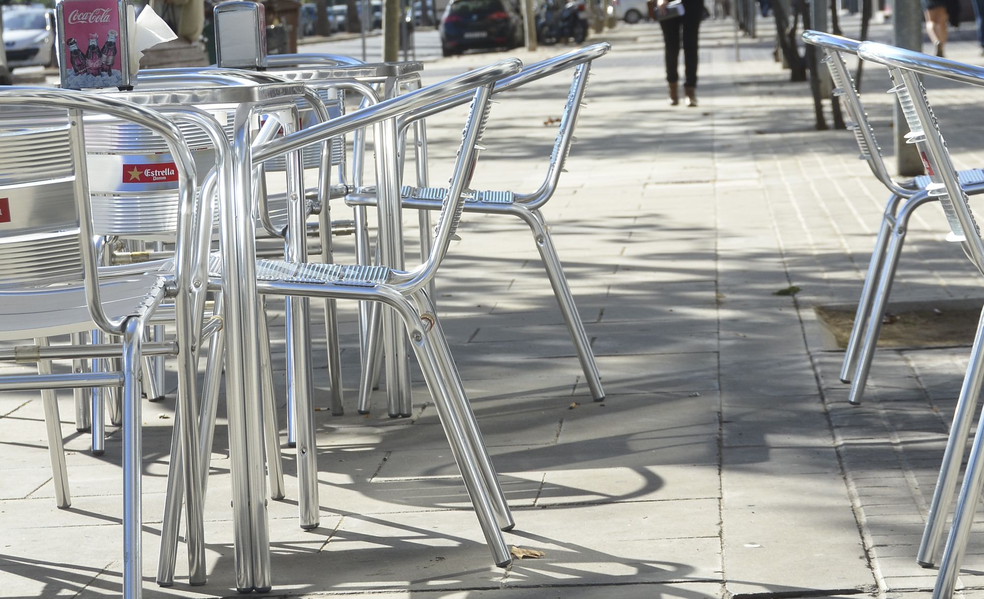 Imatge d'arxiu de la terrassa d'un bar