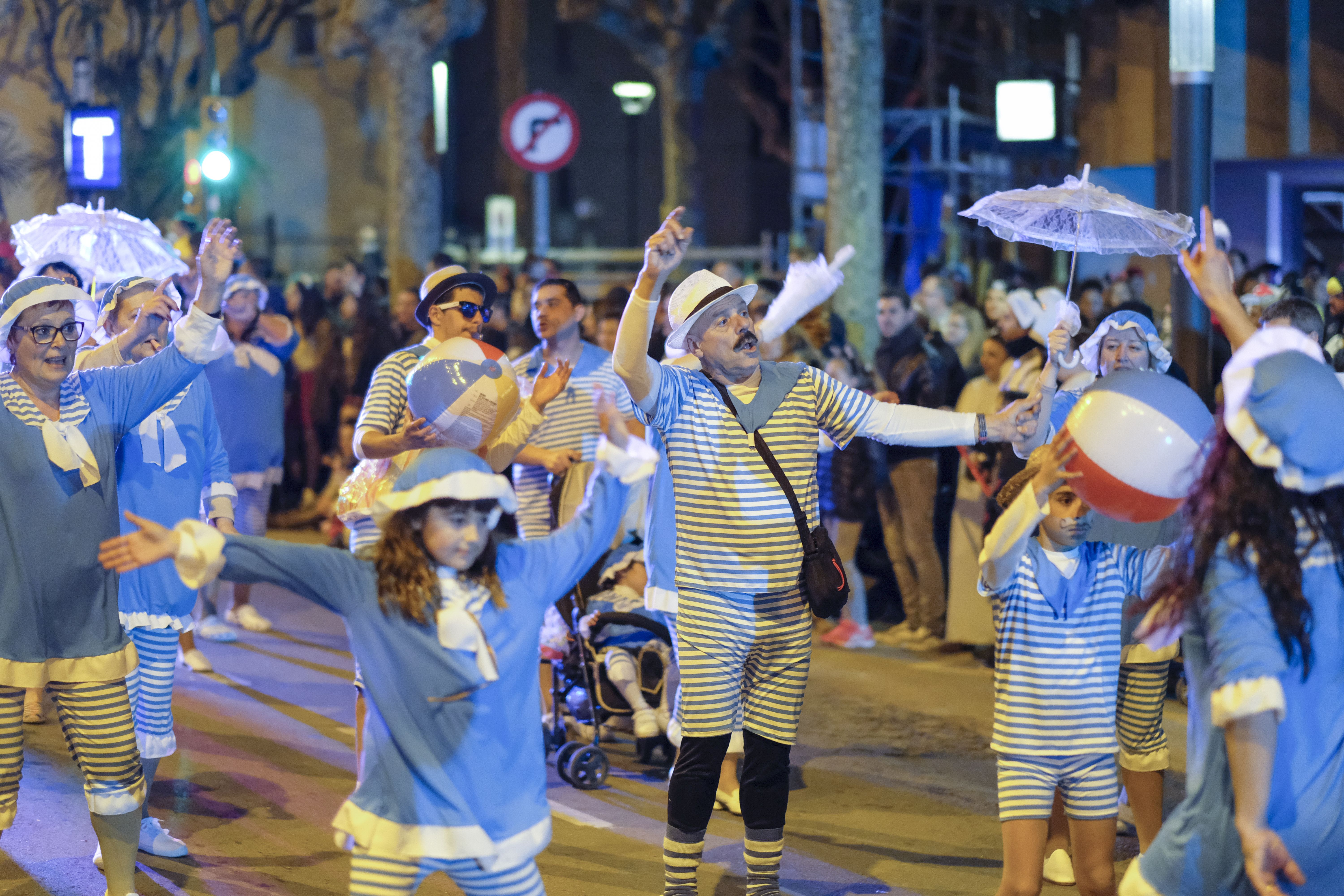 Una edició anterior de la Rua de Carnestoltes de Mataró