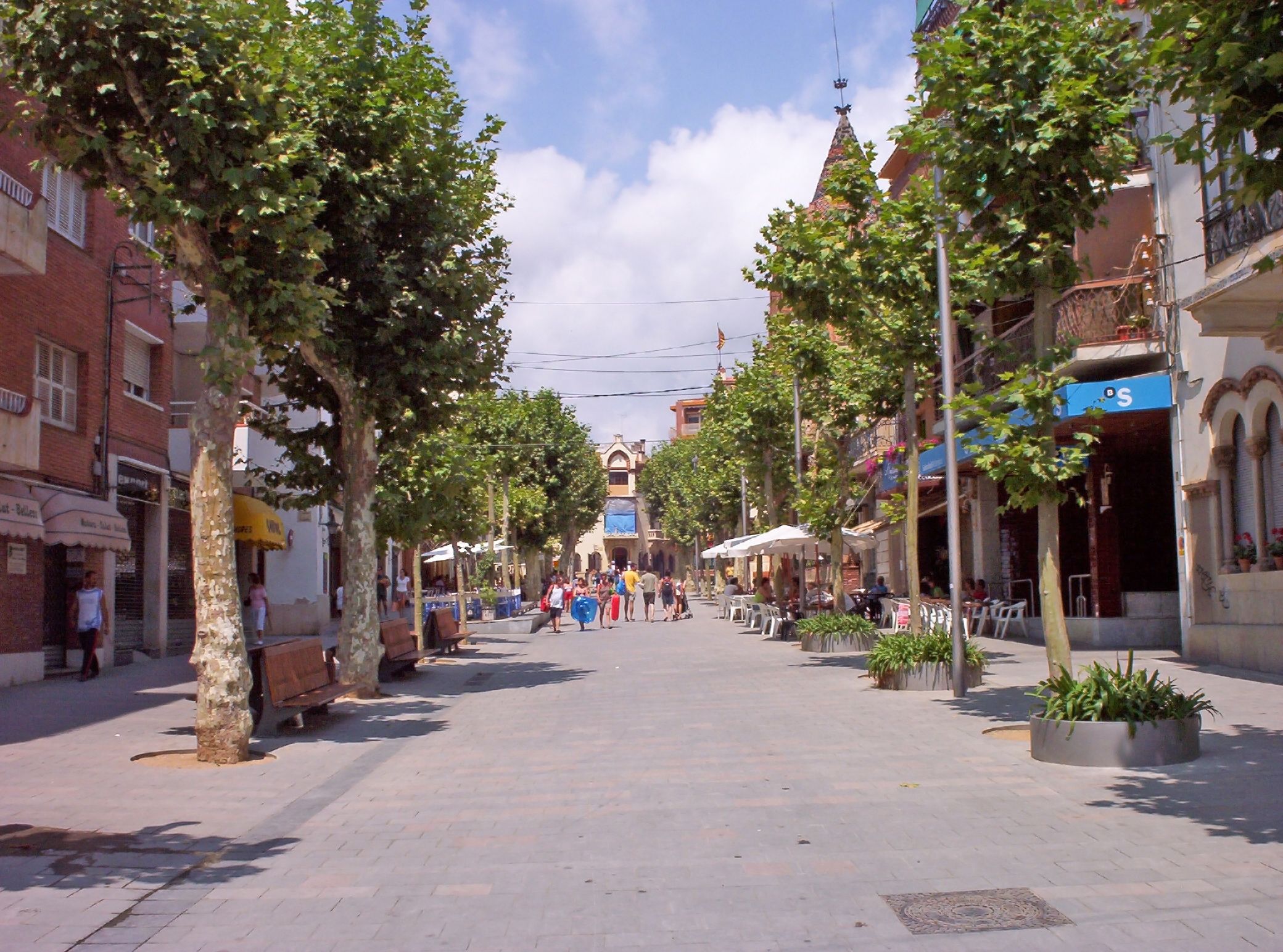 Vista de Canet de Mar, on ha estat detingut l'individu. Foto: Arxiu