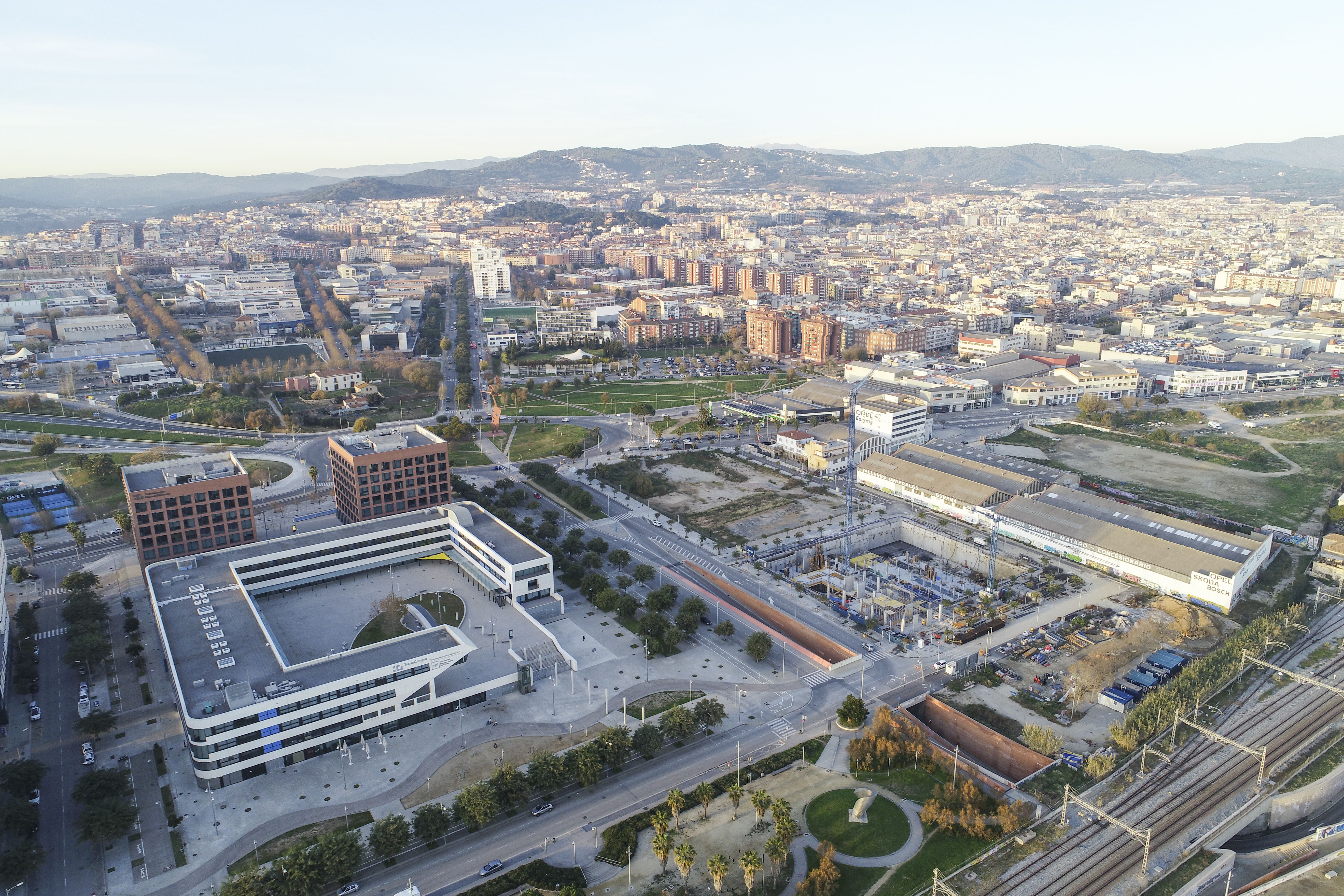 Vista del TecnoCampus. 