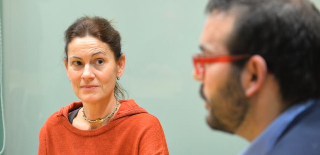 Sierra y Boto durante la reunión