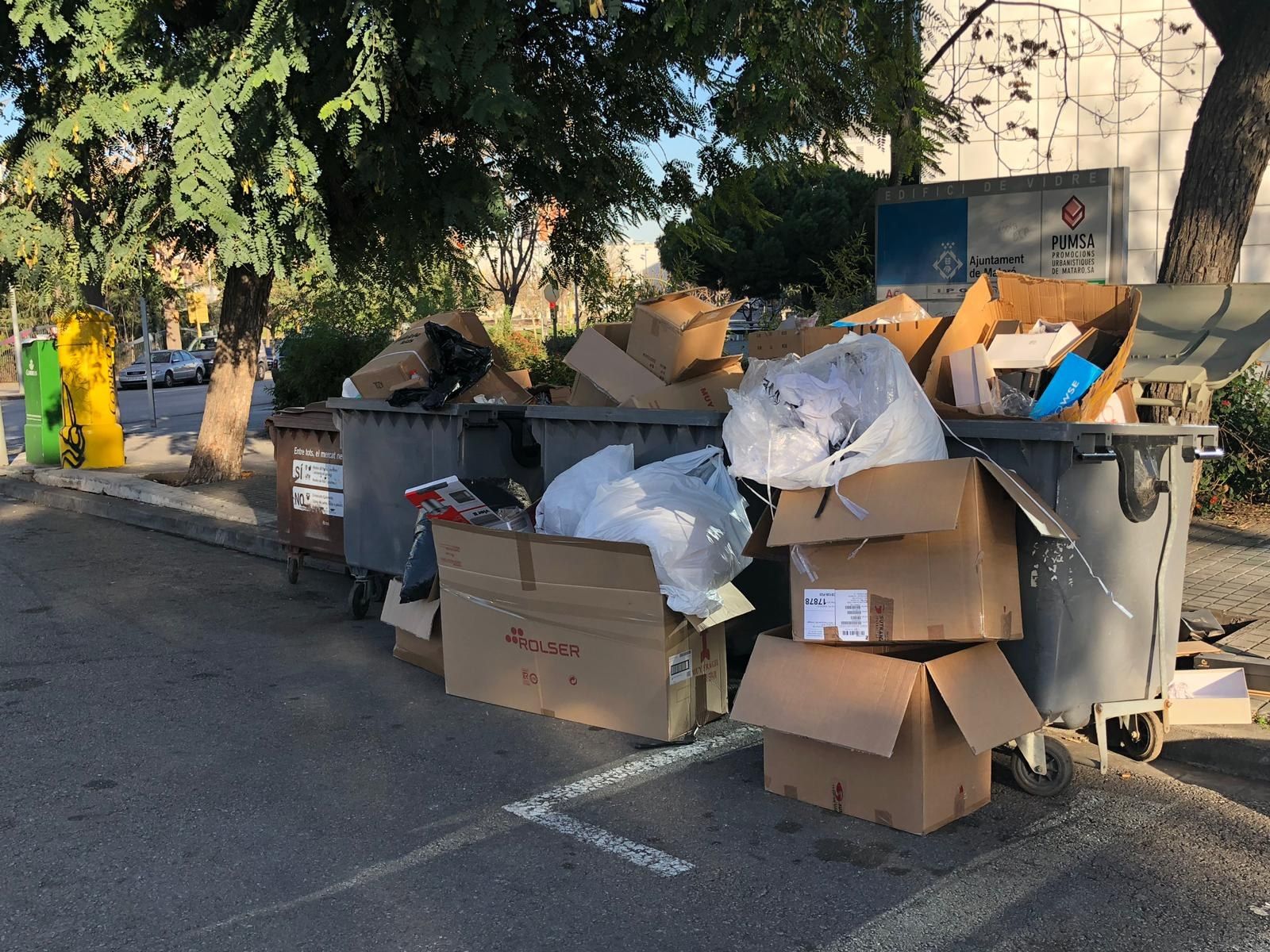 Sido habitual de la zona de contenedores. Foto: Ayuntamiento