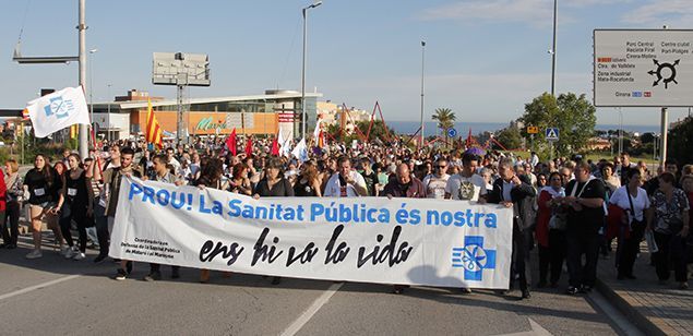 La manifestació de fa dos anys, a la mateixa plaça de França