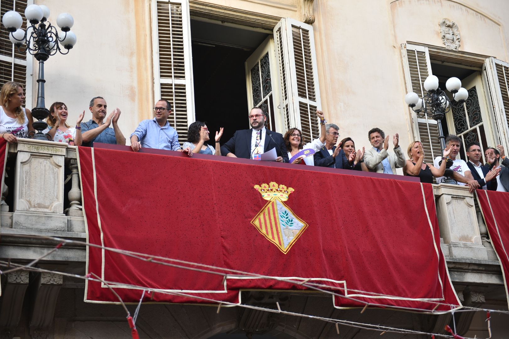 La Crida, que aquest any no es farà. L'oposició (ERC i JxM) no veuen clar el Mataró s'enlaira. Foto: R. G.