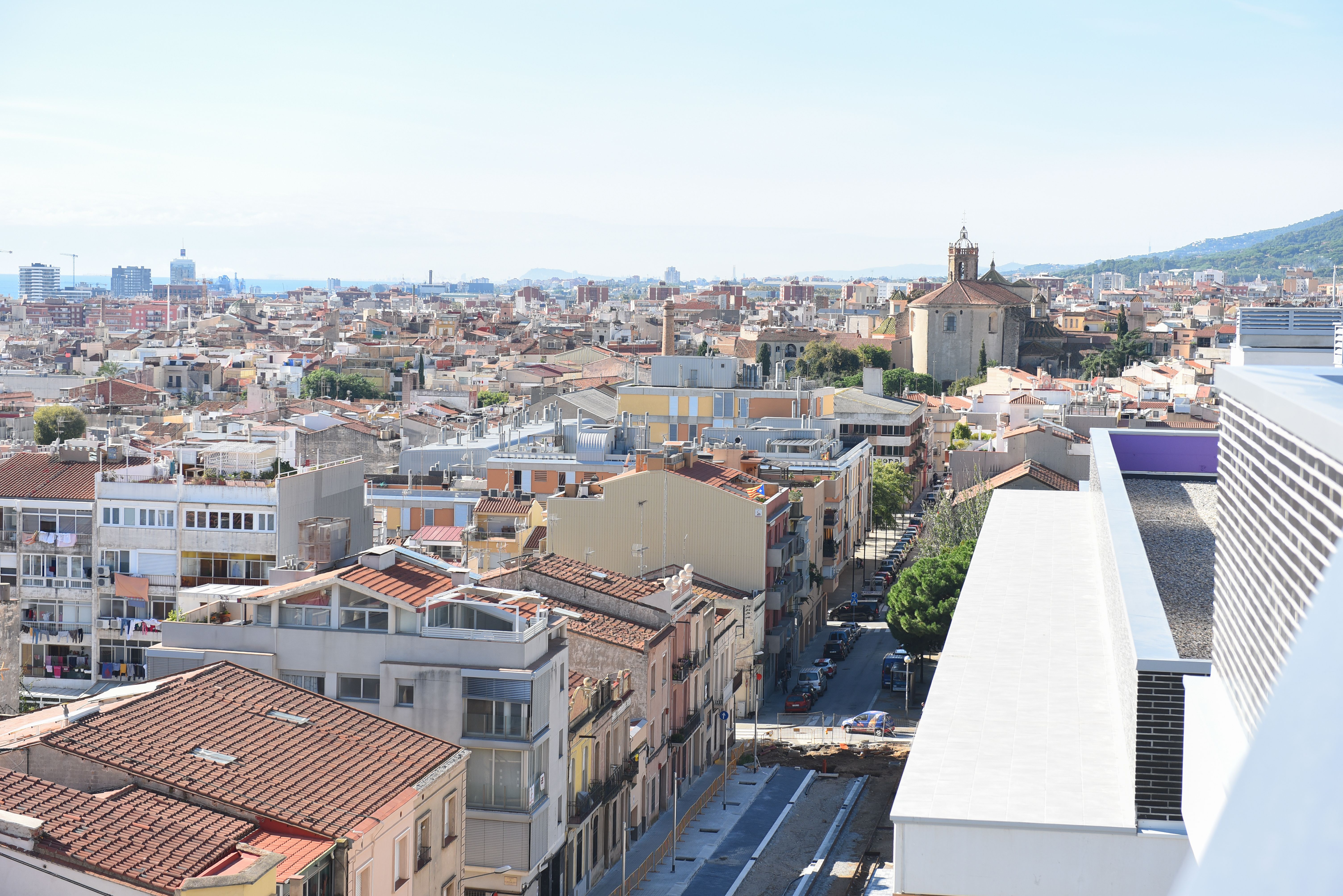 Vista de Mataró, on creixen els casos positius per Covid-19