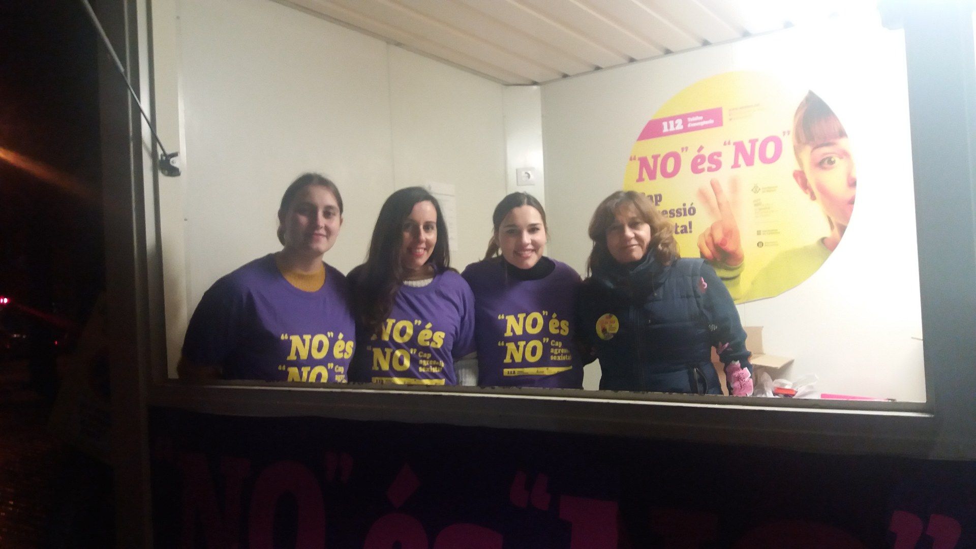 Recuperaran els punts liles per evitar agressions sexistes a Mataró. Foto: Ajuntament