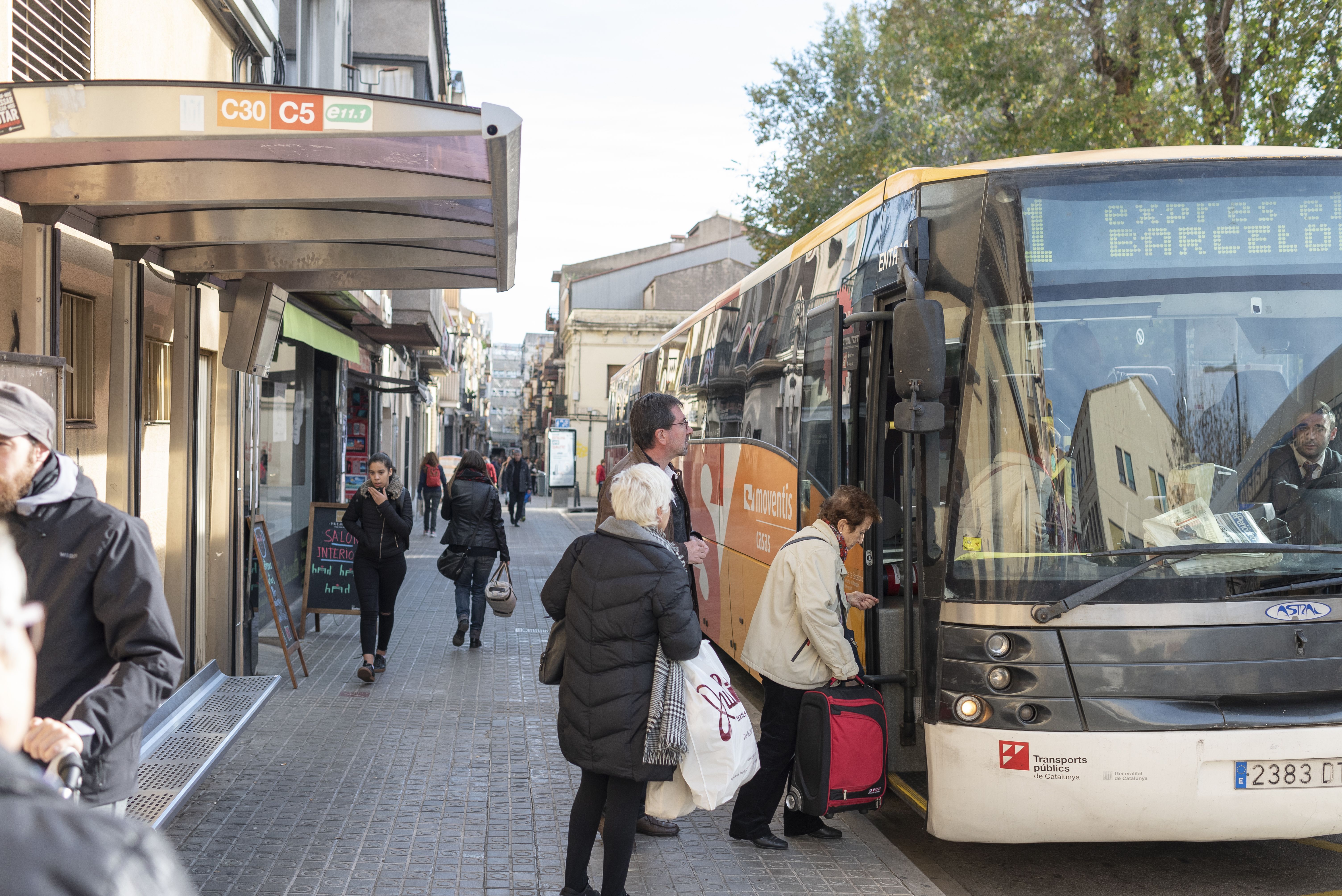 Bus de Mataró a Barcelona