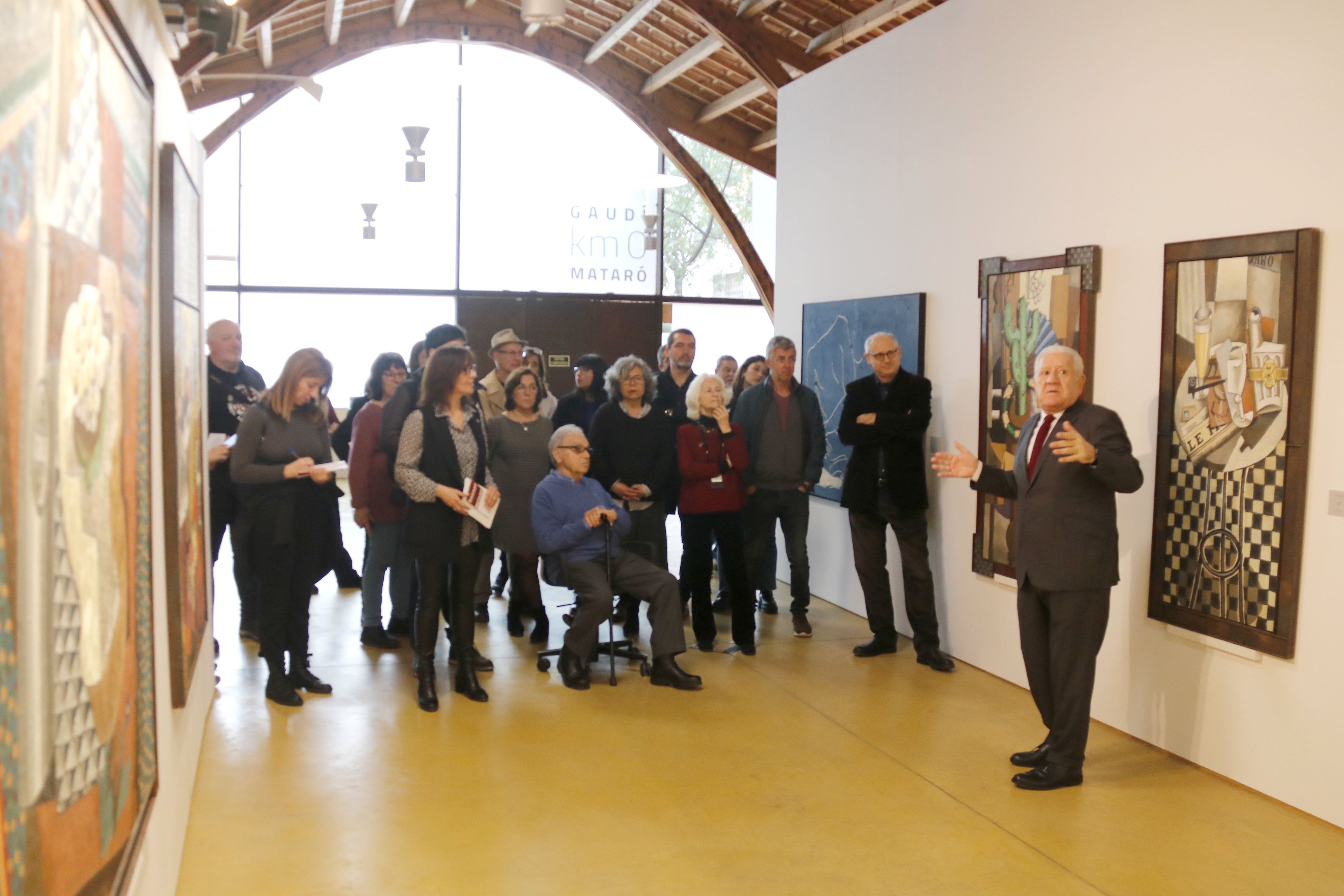 Inauguració de l'exposició de divendres passat. Foto: ACN