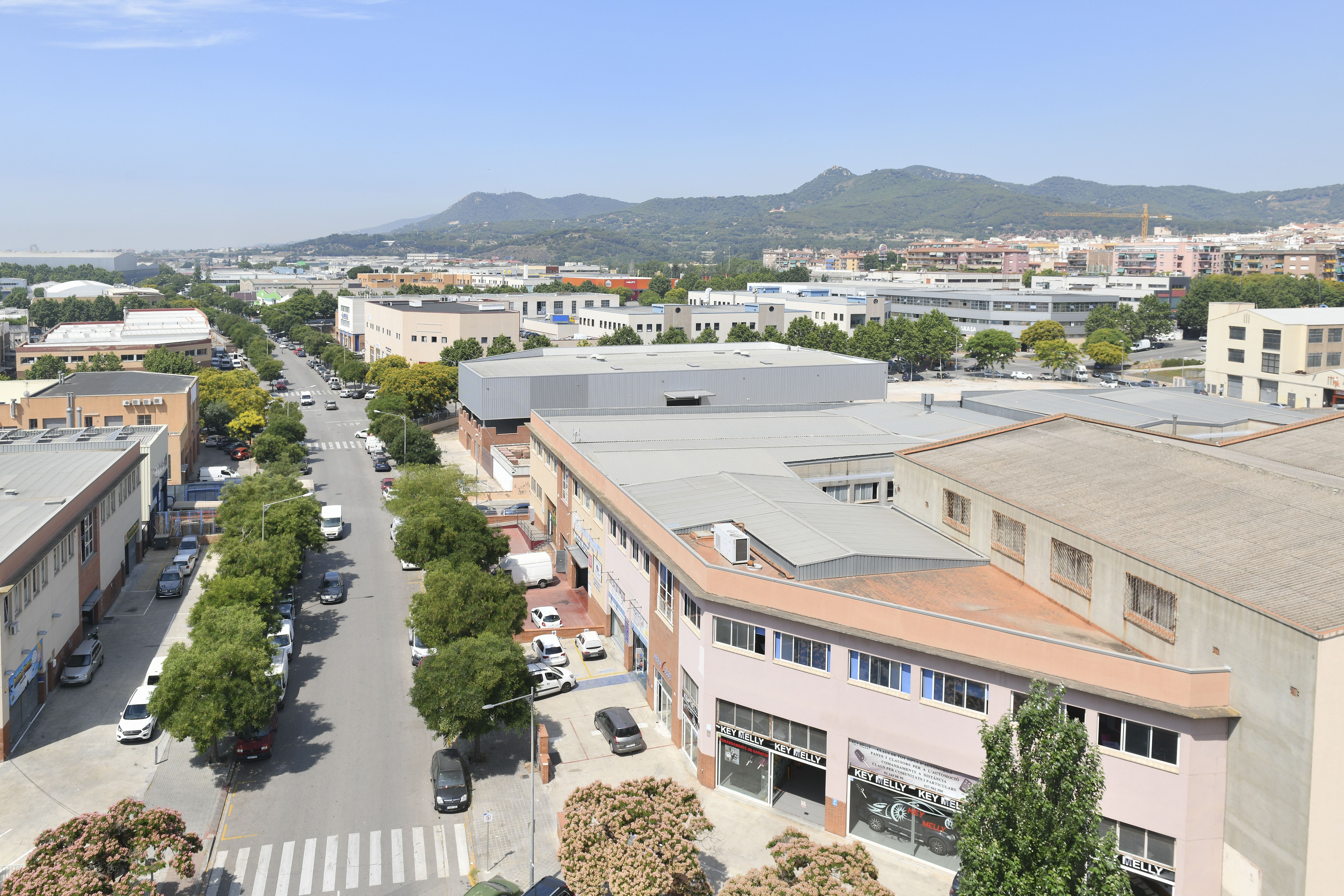 Polígon industrial del Pla d'en Boet, un dels centres econòmics i de mercat de treball del Maresme. Foto: R. Gallofré