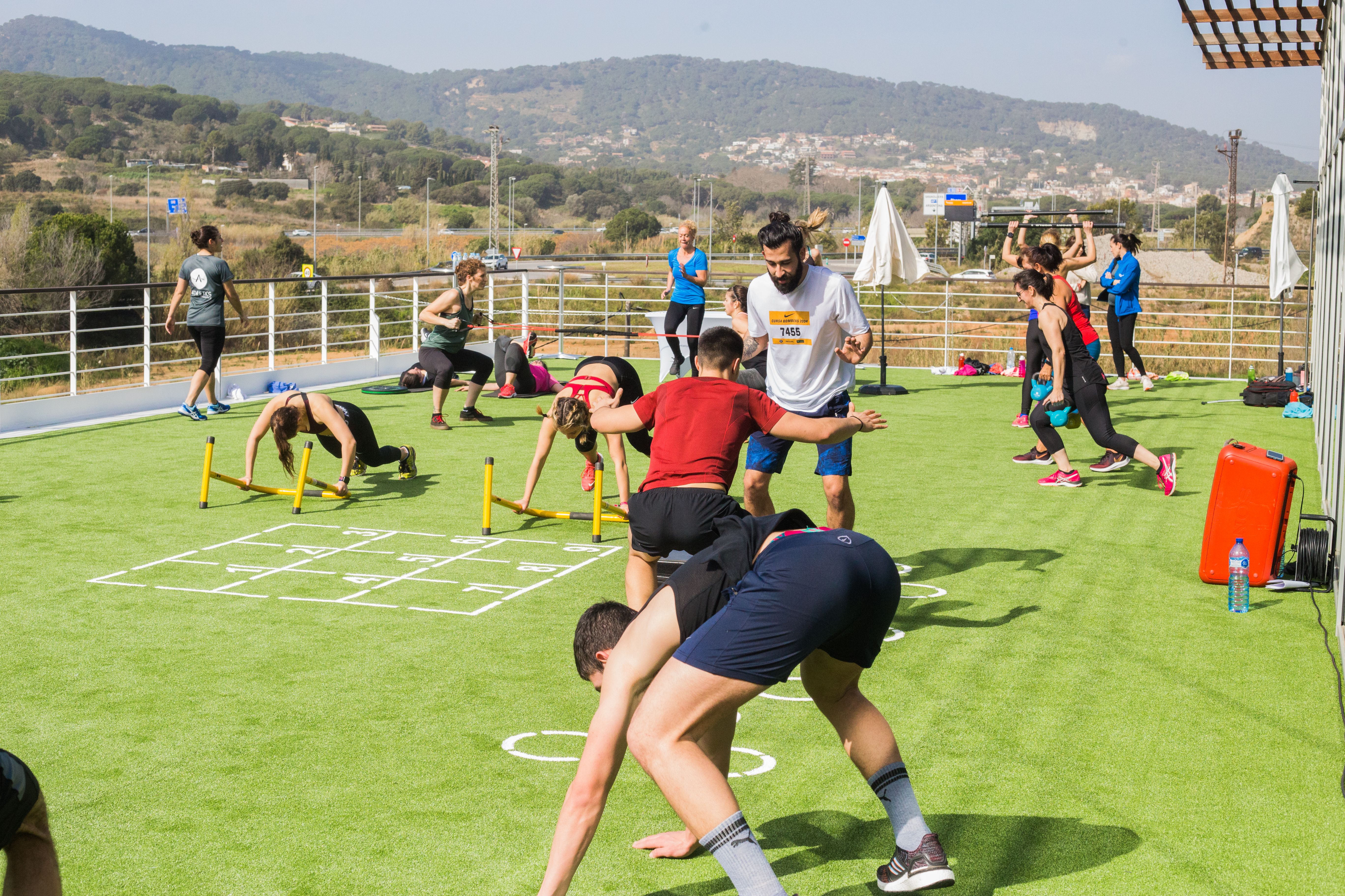 L'espai outdoor de 200 metres quadrats. Foto: El Sorrall.