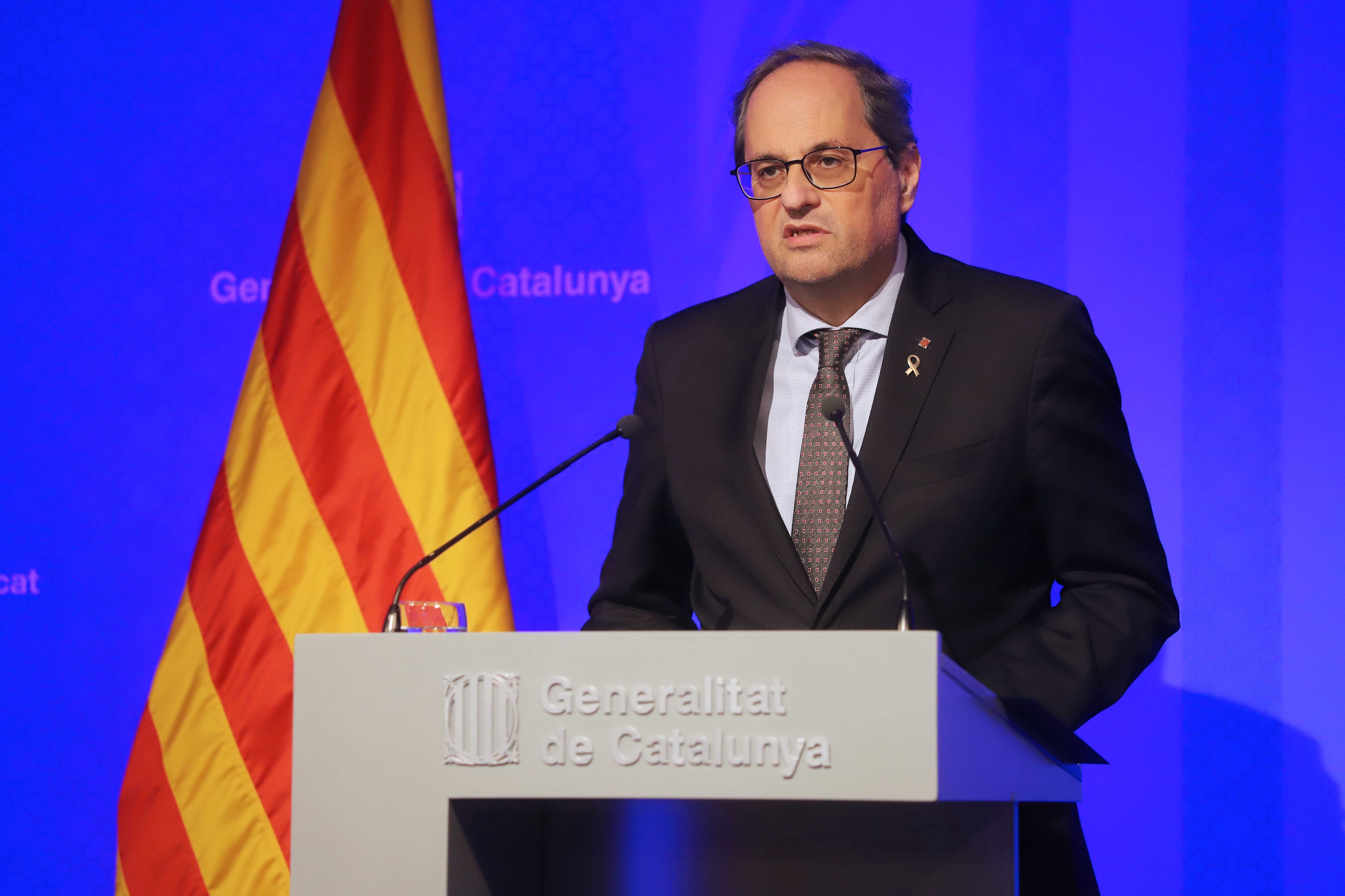 El president de la Generalitat, Quim Torra