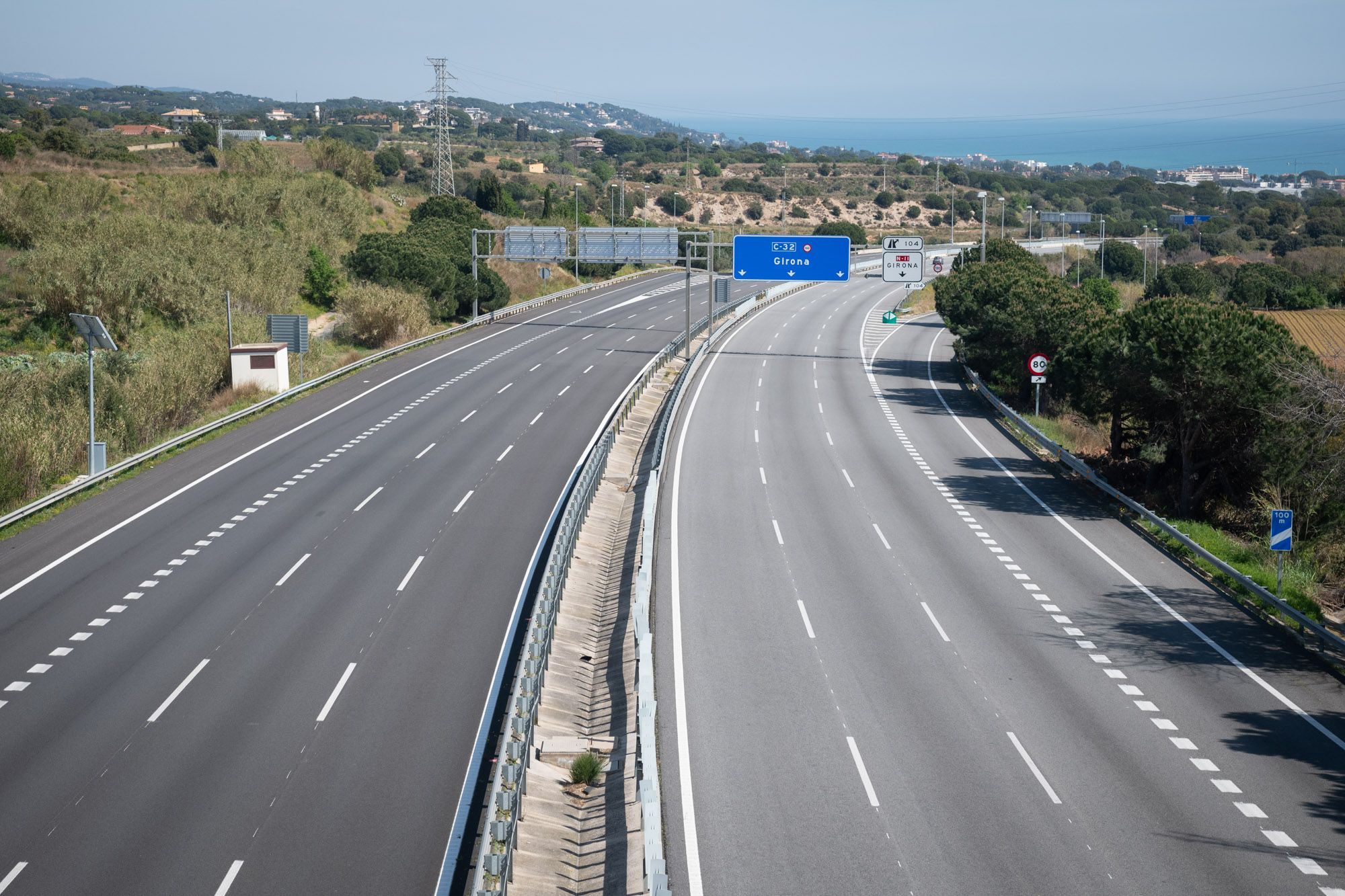 Sense fase 1 a Mataró ni Maresme. C-32. Foto: R.Gallofré