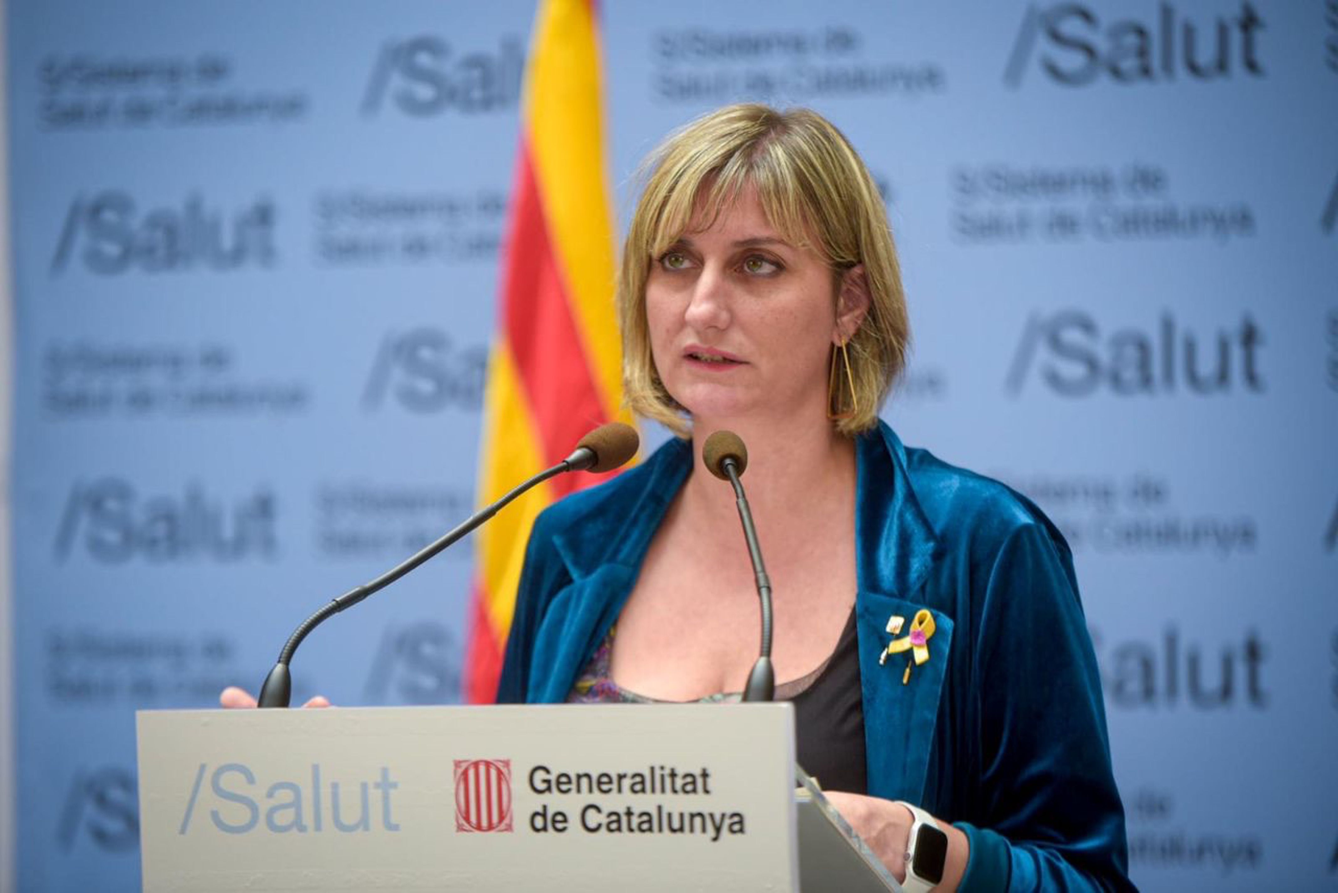 La Consellera de Salut, Alba Vergés, anuncia passos enrere en la reobertura. Foto: ACN