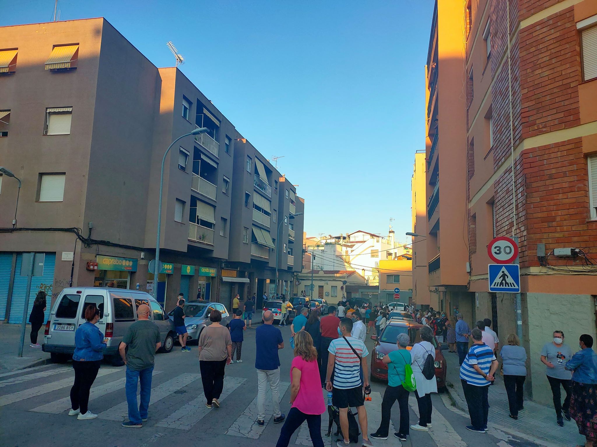 Manifestació als Molins contra una de les ocupacions