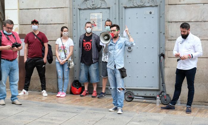 Concentració per a la seguretat veïnal a Mataró. Foto: R.Gallofré