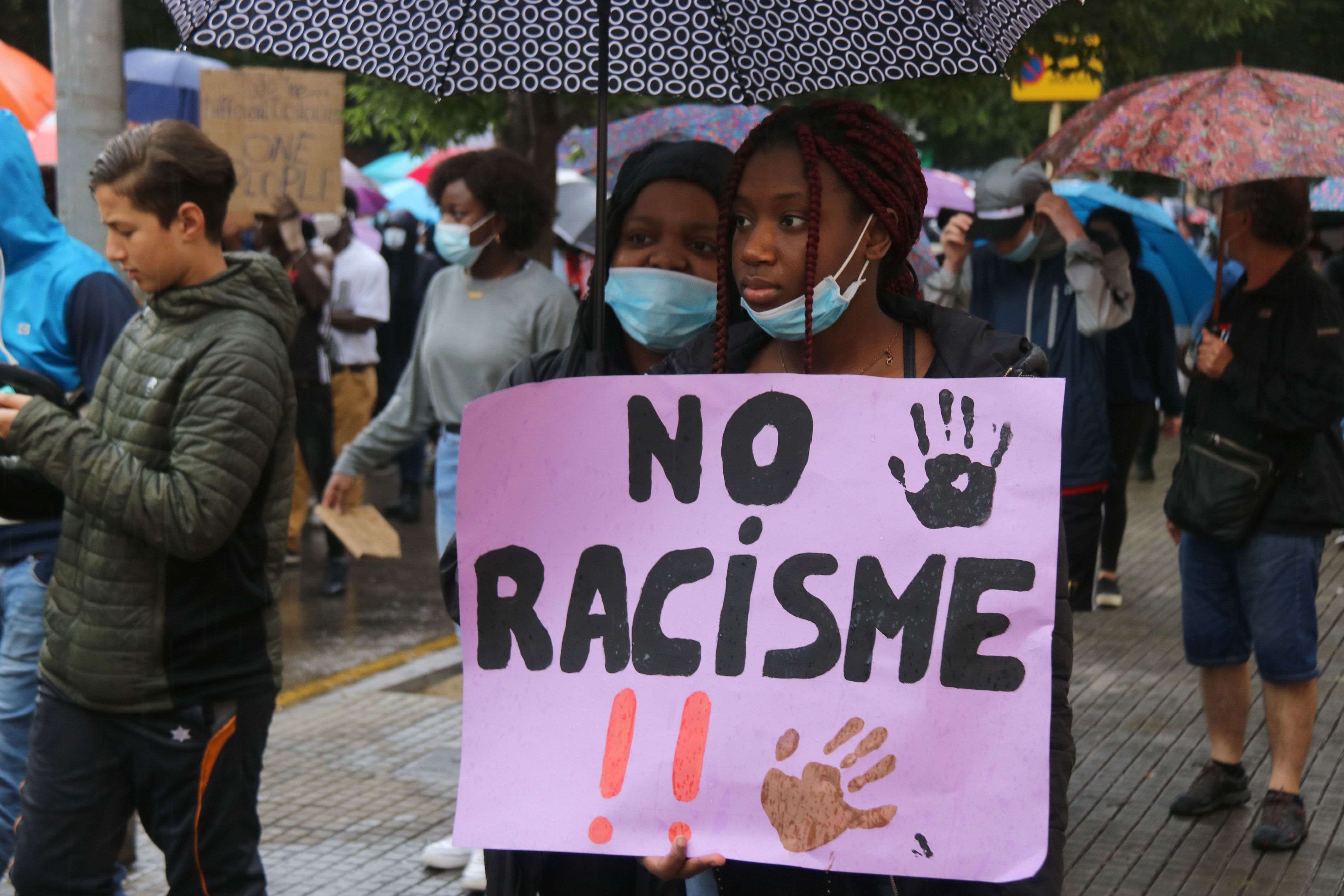 Les concentracions contra el racisme han arribat al nostre país. Foto: Gerard Vilà - ACN