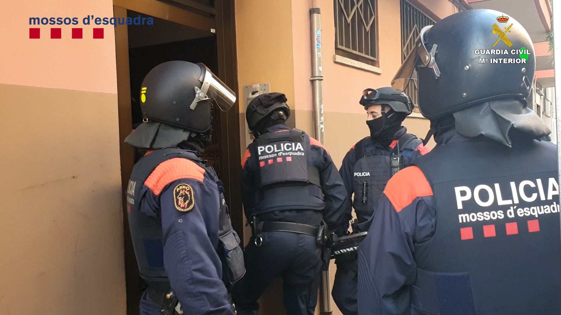 Operatiu dels Mossos d'Esquadra contra la màfia establerta a Mataró. Foto: Mossos