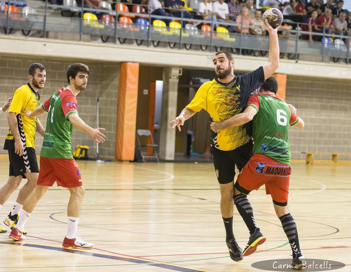 Bernat Muñoz, en acció en un dels seus darrers partits. Foto: Carme Balcells