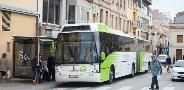 Autobús exprés Mataró-Barcelona. Foto: R.Gallofré